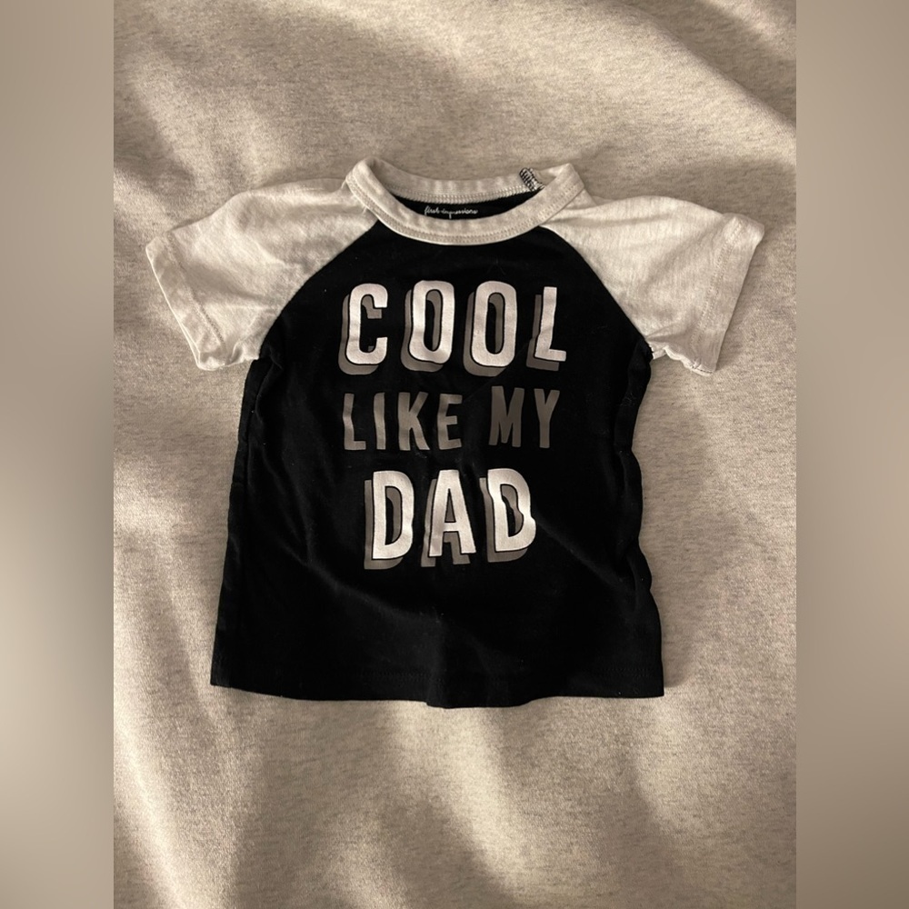 First Impressions -  cool like dad tee shirt - baby boy 3-6 mo
